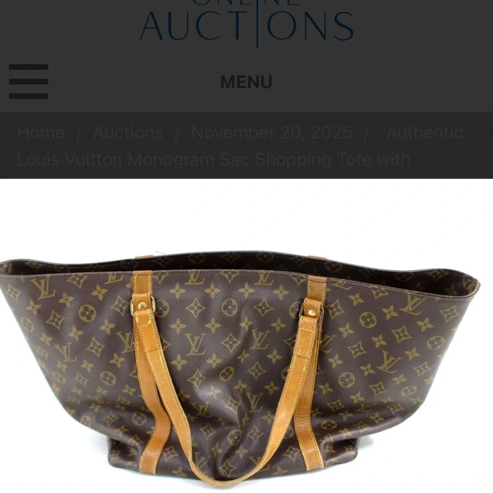 Louis Vuitton Monogram Sac with Brown and Tan Accents